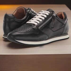 Trotters Infinity Women's Slip On Black Leather size 10